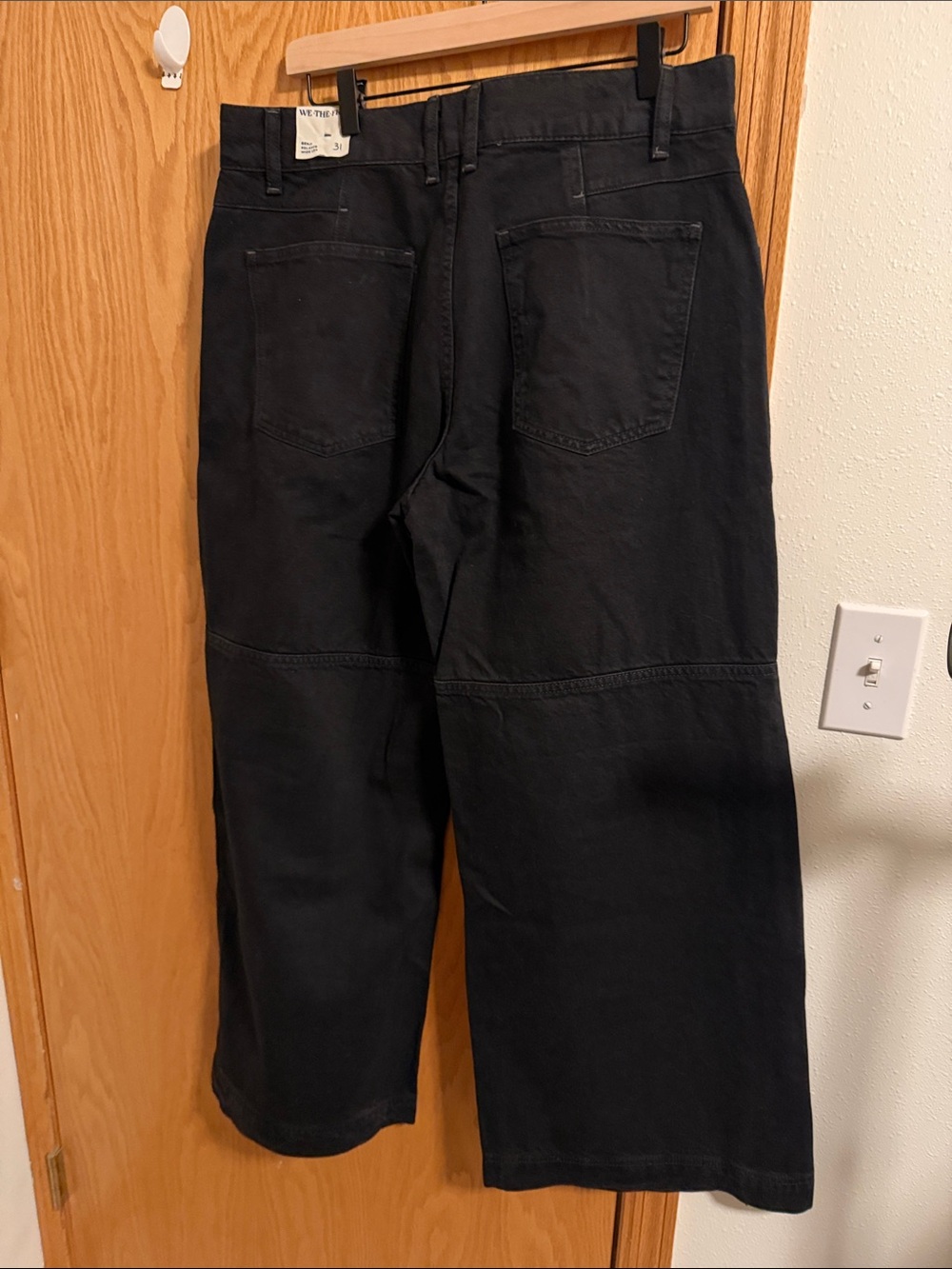 We The Free Black Wide-Leg High-Rise Jeans - Picture 4 of 4